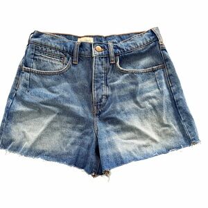 Pilcro Faded Blue Jean Shorts